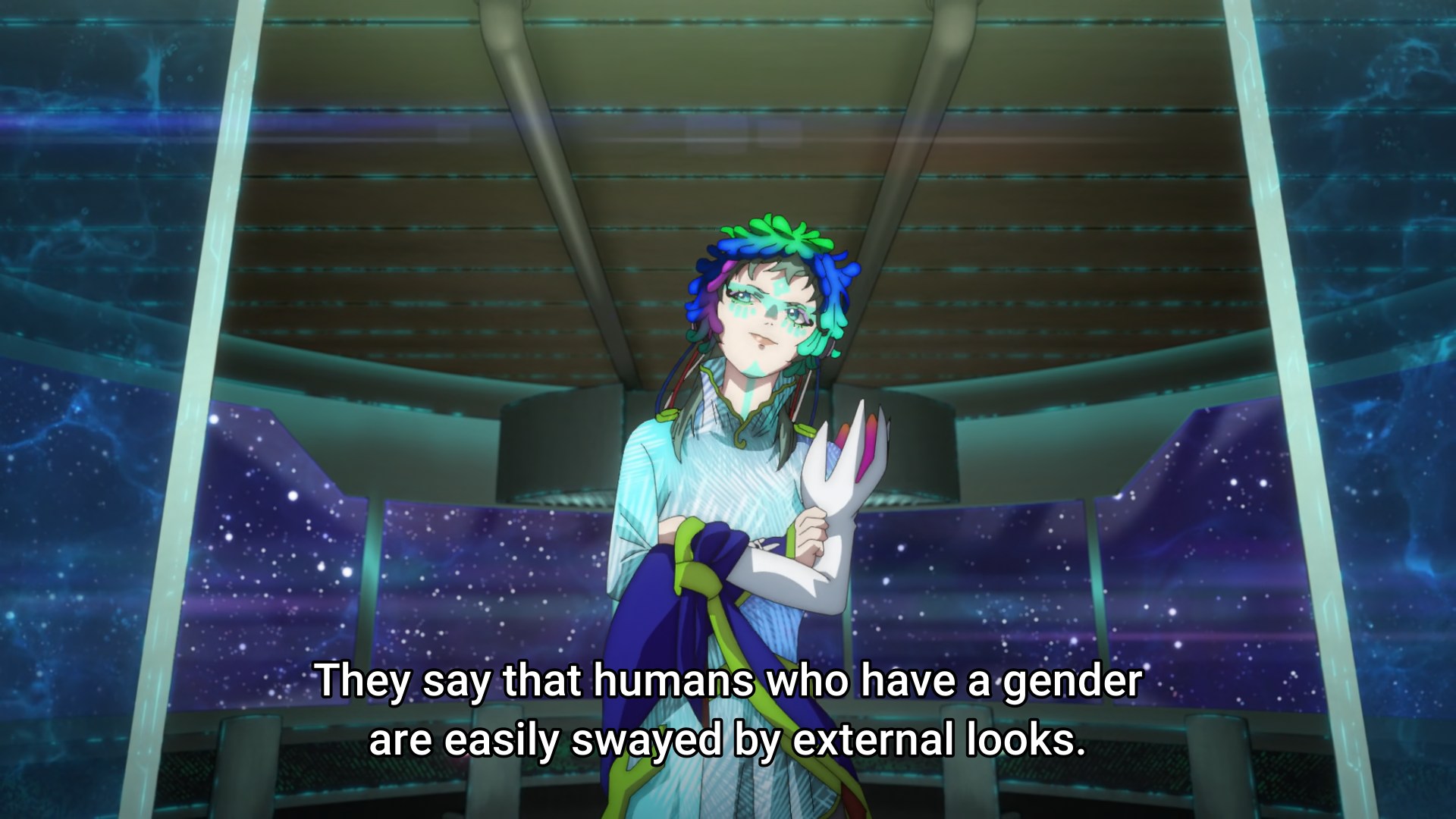 They say that humans who have a gender are easily swayed by external looks, says Racio a non-binary person